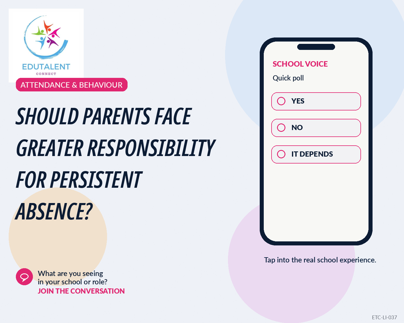 Should parents face greater responsibility for persistent absence?