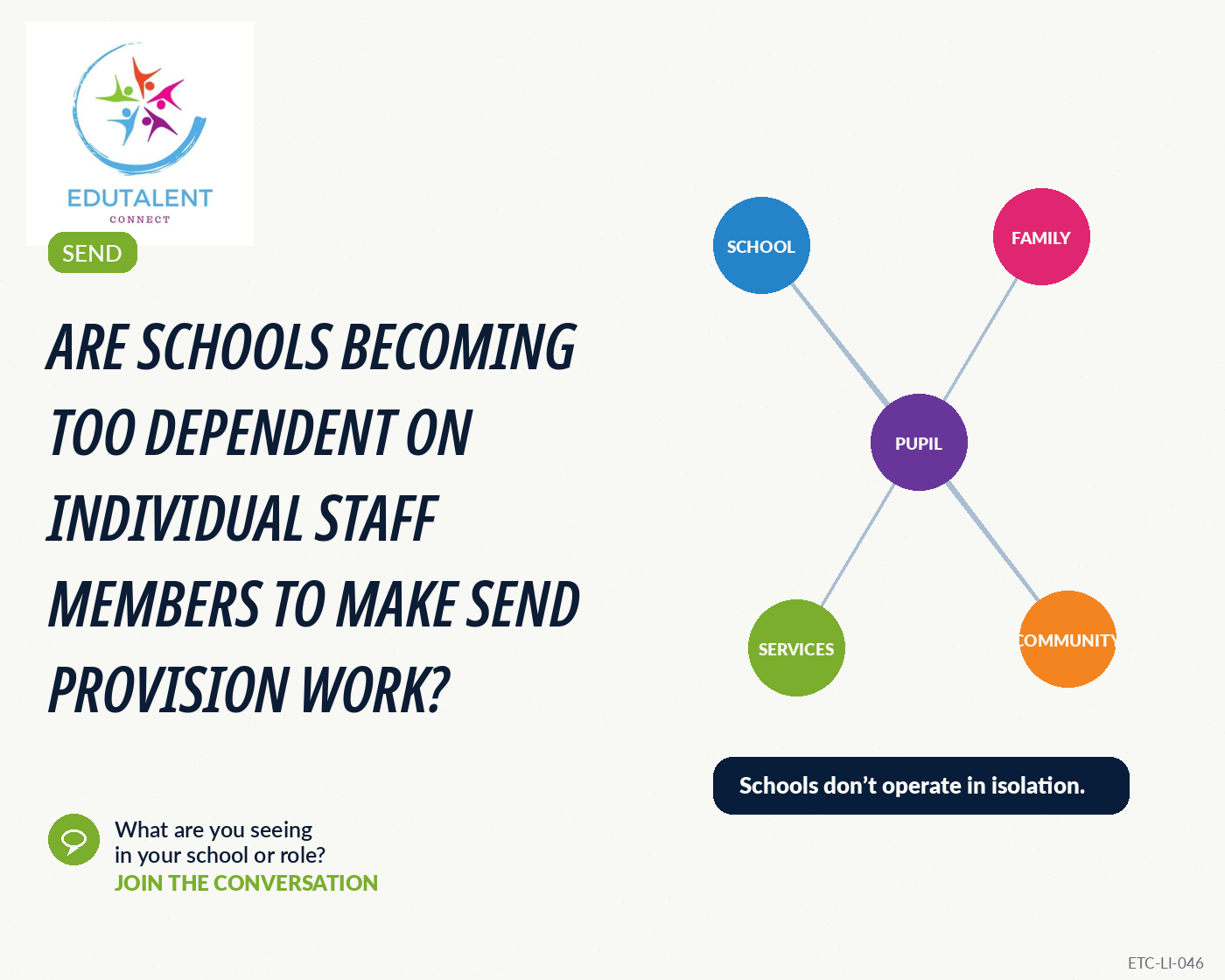 Are schools becoming too dependent on individual staff members to make SEND provision work?