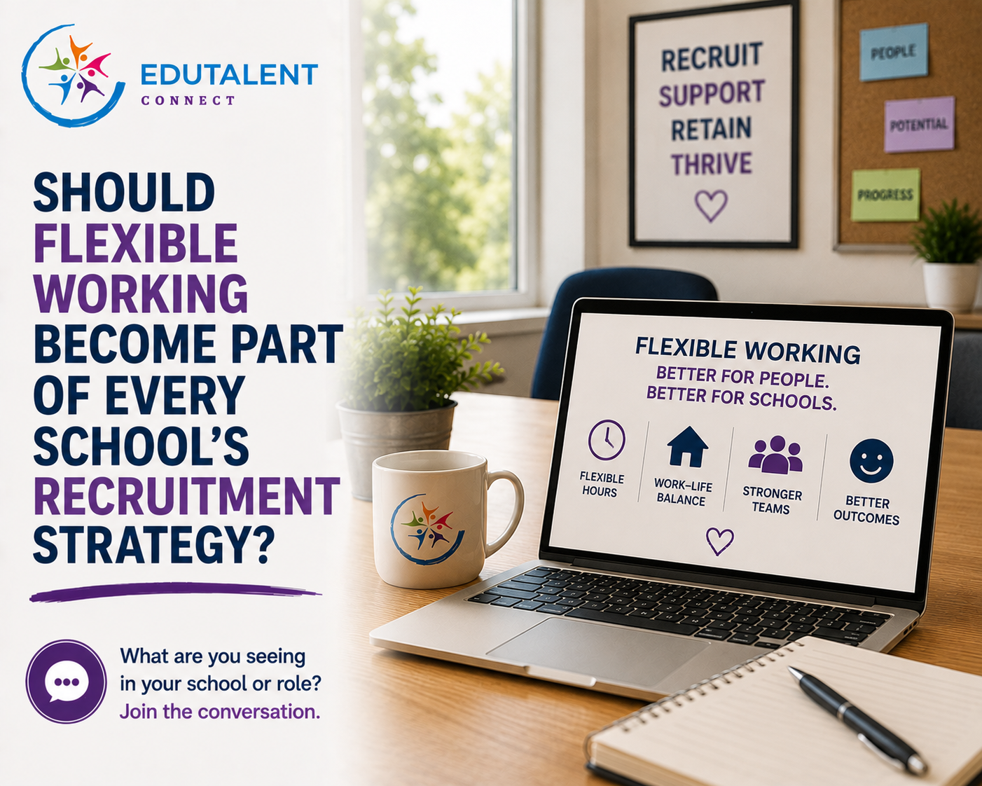 Should flexible working become part of every school’s recruitment strategy?
