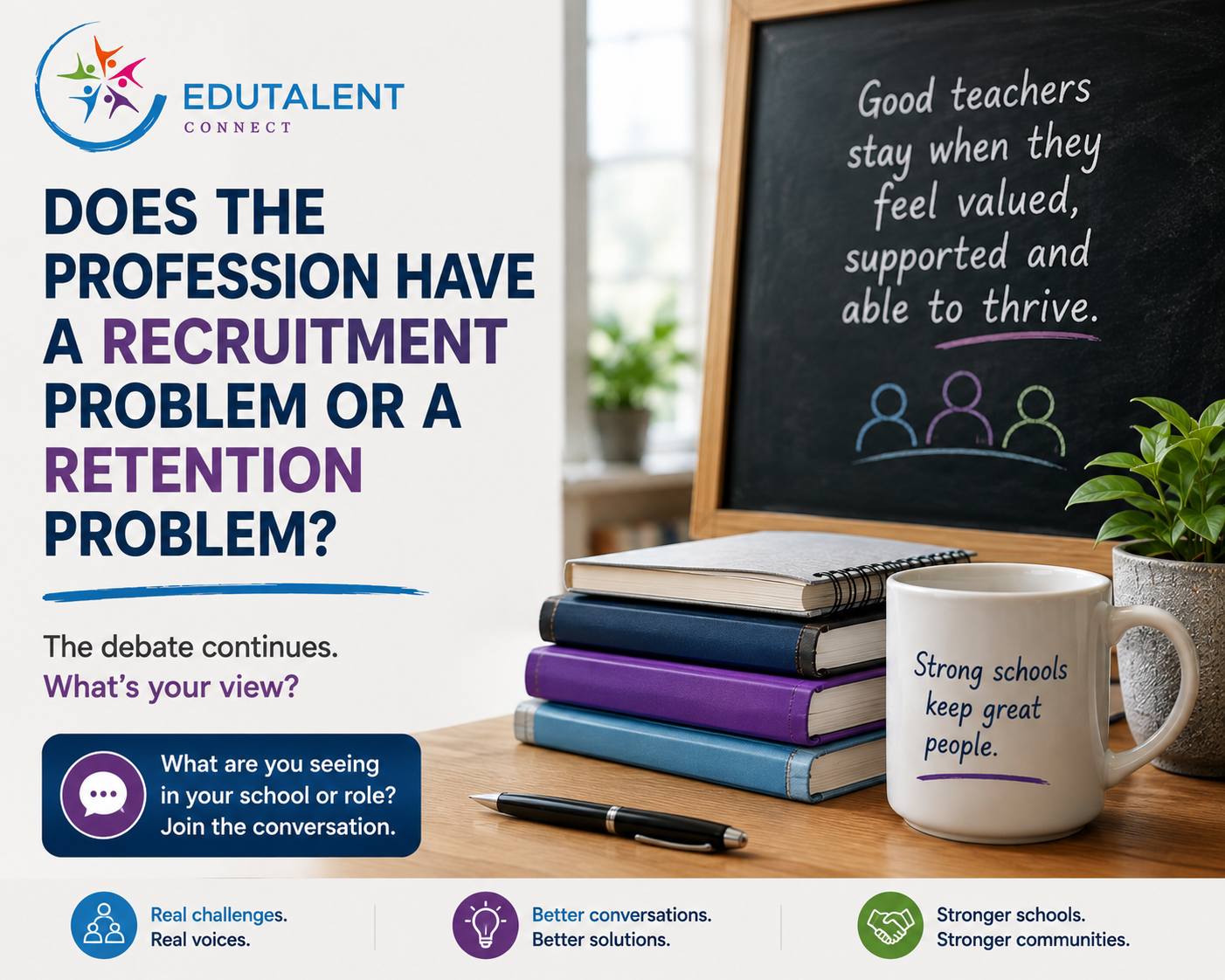 Does the profession have a recruitment problem or a retention problem?