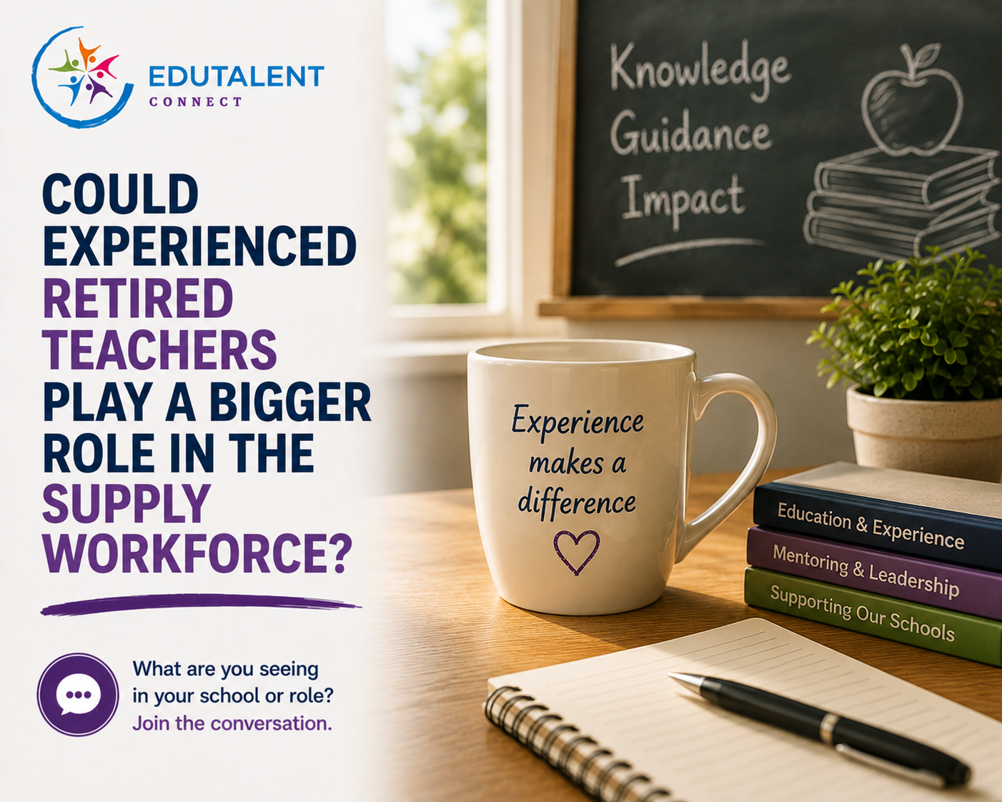 Could experienced retired teachers play a bigger role in the supply workforce?
