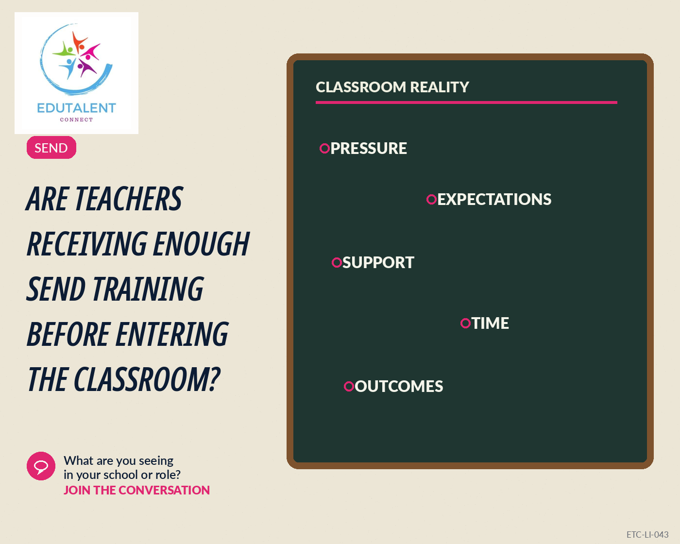 Are teachers receiving enough SEND training before entering the classroom?