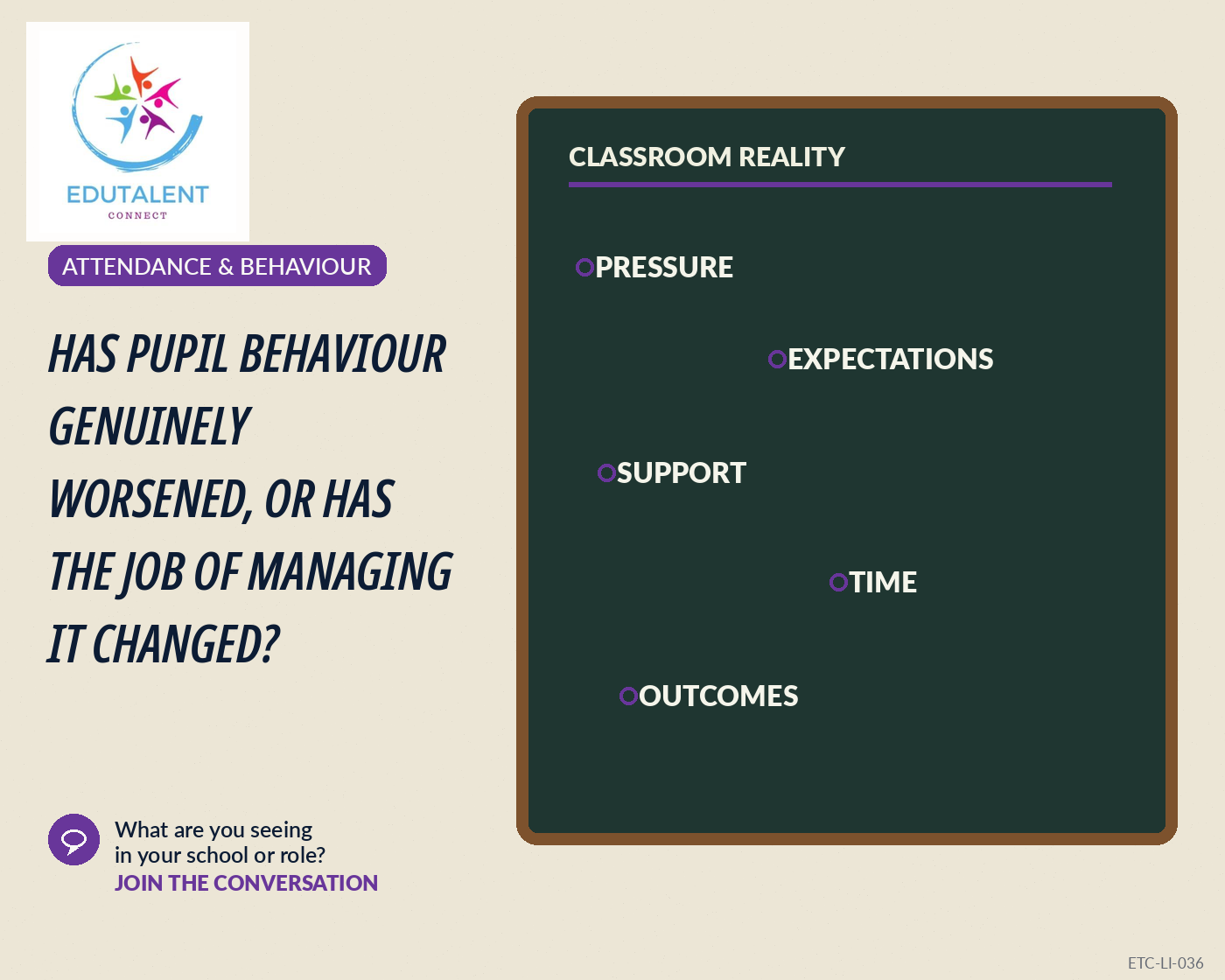 Has pupil behaviour genuinely worsened, or has the job of managing it changed?