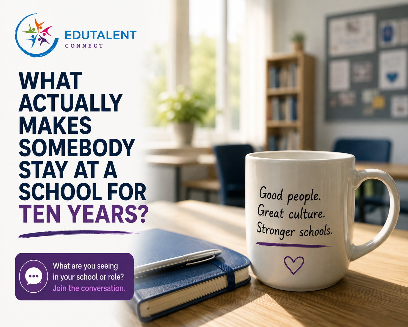 What actually makes somebody stay at a school for ten years?
