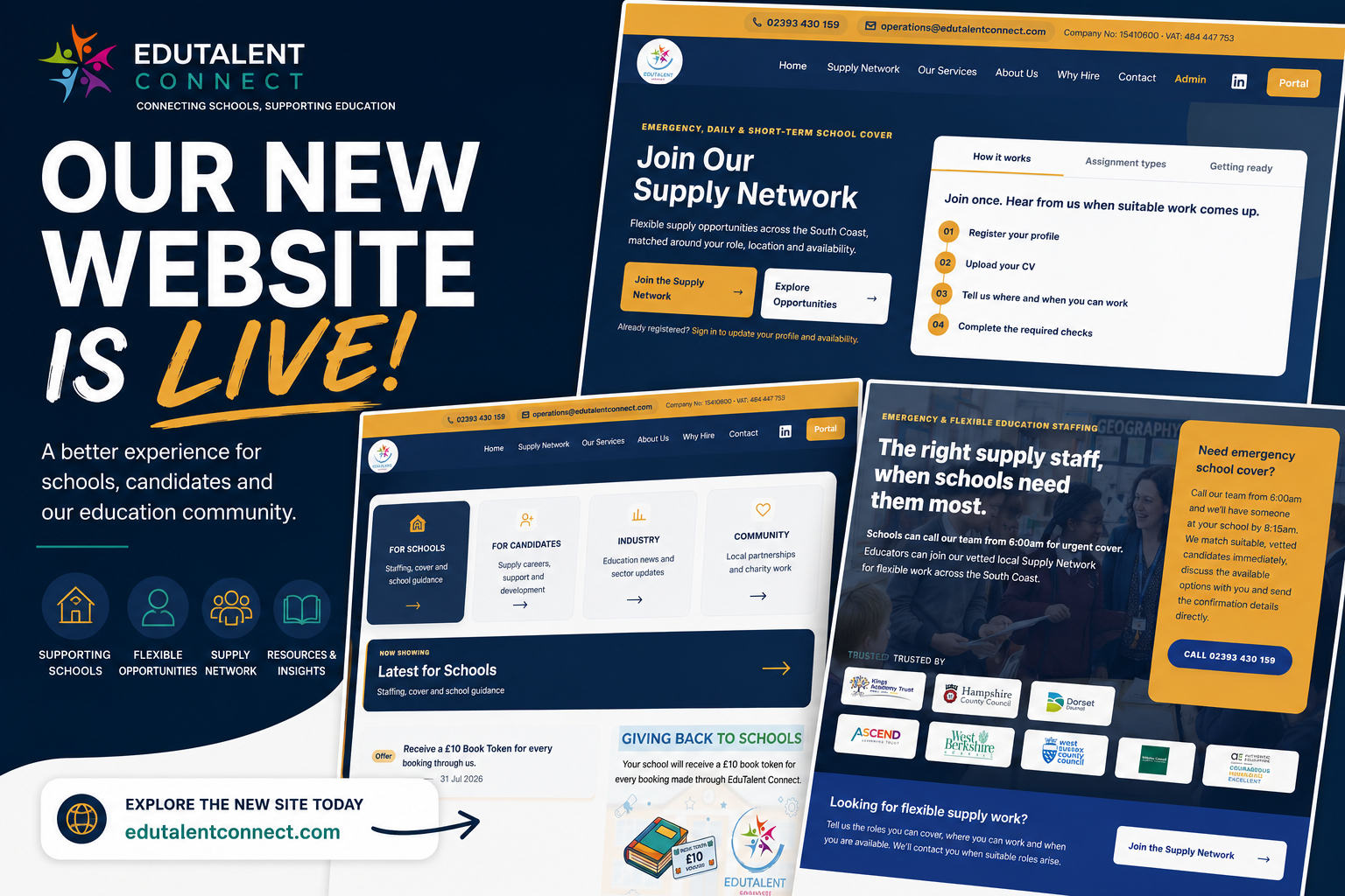 🚀 The New EduTalent Connect Website Is Live!